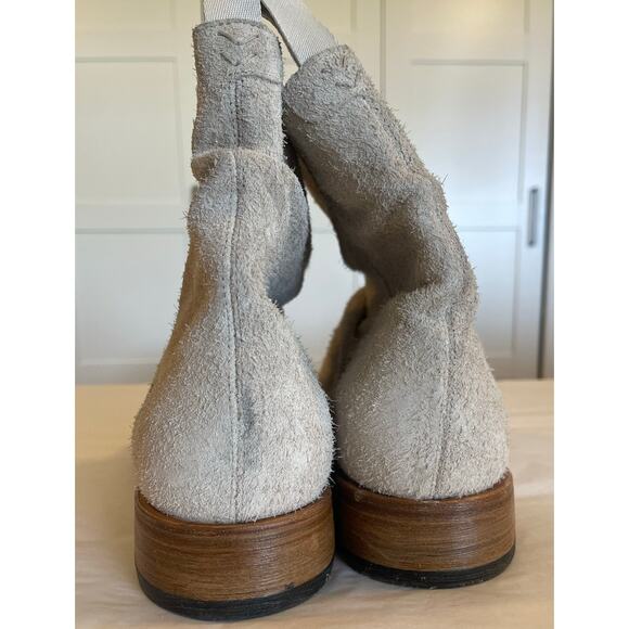 NWOT: John Varvatos Slouchy Zip Boot in China White main image 6